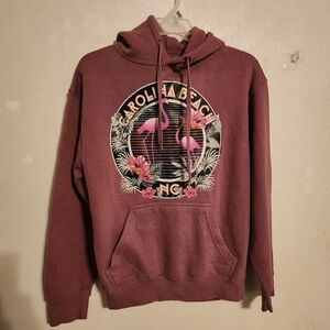 Pacific & Co The Perfect Hoodie Carolina Beach NC Graphic Size S